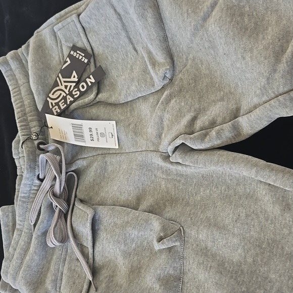 Reason Men's Light Gray Sweatpants - Picture 1 of 3